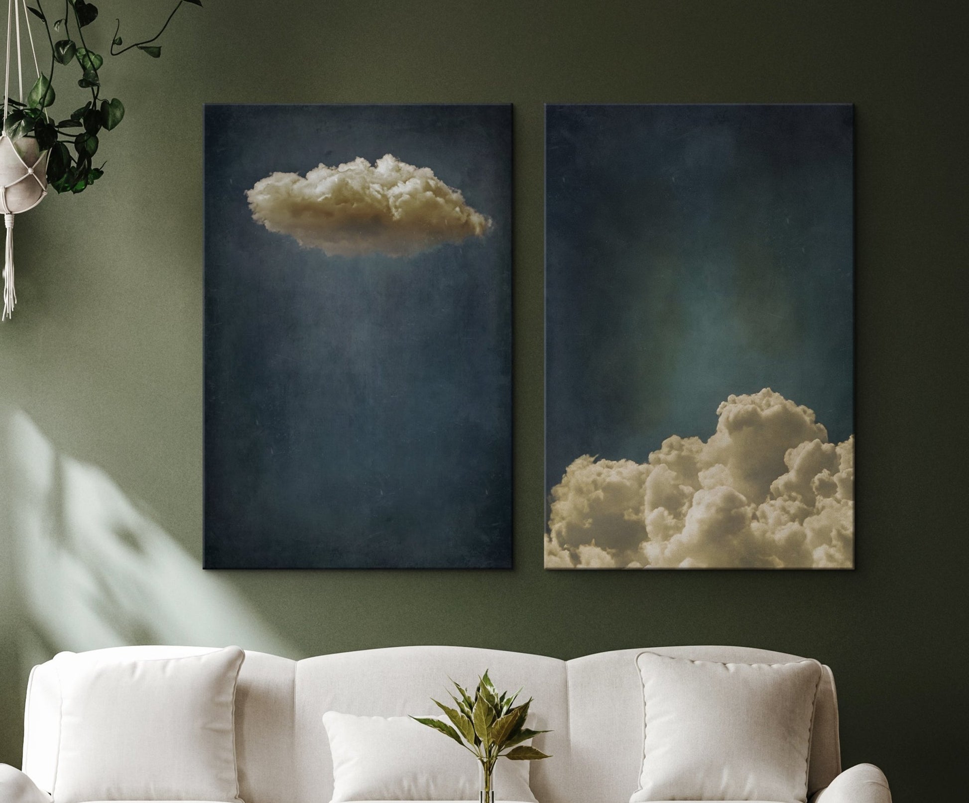 Set of 2 Moody Clouds - EasySugerSet of 2 Moody CloudsFramed Canvas PrintsEasySugerEasySugerSet of 2 Moody Clouds2 Pieces of 16x24Premuim Gallery Wrap