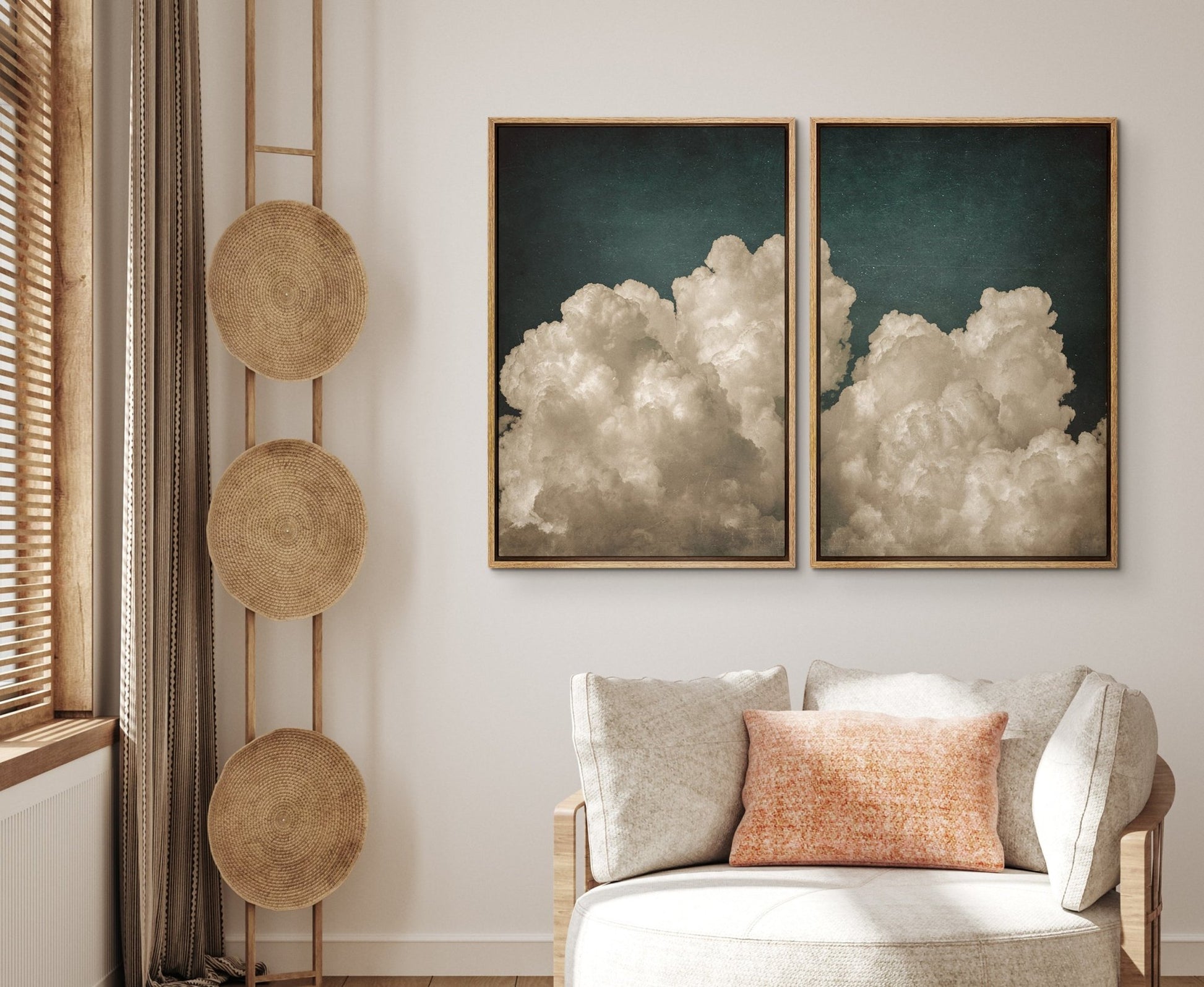 Set of 2 Moody Clouds - EasySugerSet of 2 Moody CloudsFramed Canvas PrintsEasySugerEasySugerSet of 2 Moody Clouds2 Pieces of 16x24Black