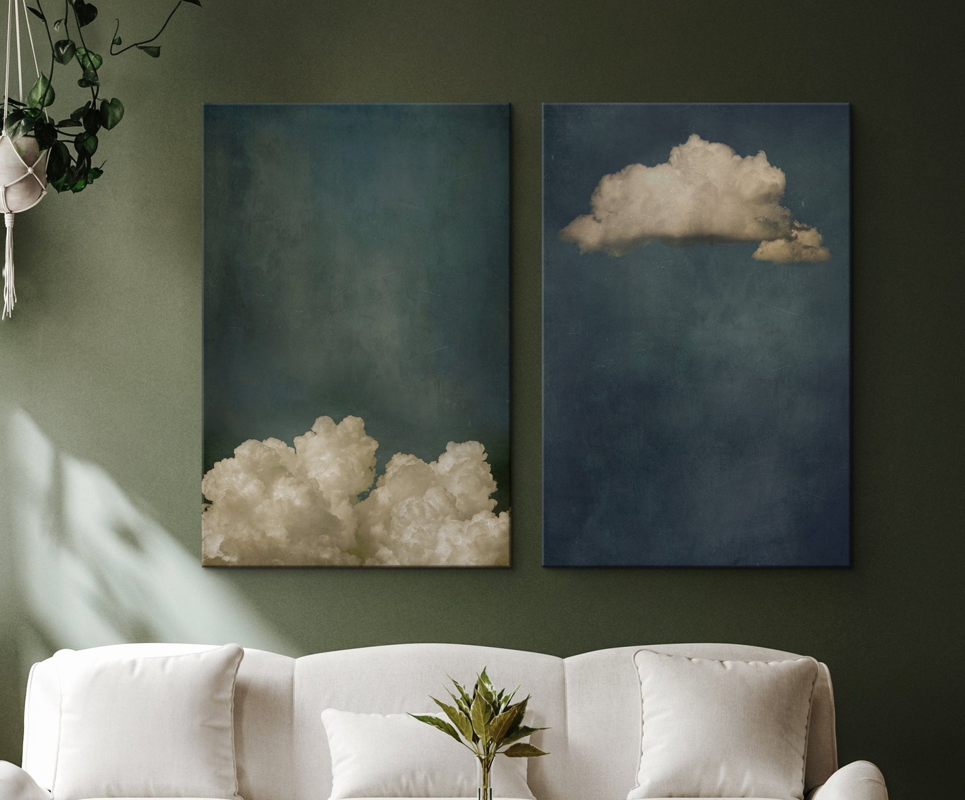 Set of 2 Moody Clouds - EasySugerSet of 2 Moody CloudsFramed Canvas PrintsEasySugerEasySugerSet of 2 Moody Clouds2 Pieces of 16x24Premuim Gallery Wrap