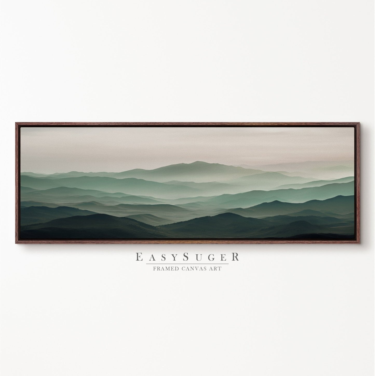 Sunset Mountain I - EasySugerSunset Mountain IFramed Canvas PrintsEasySugerEasySugerSunset Mountain I36x12Walnut