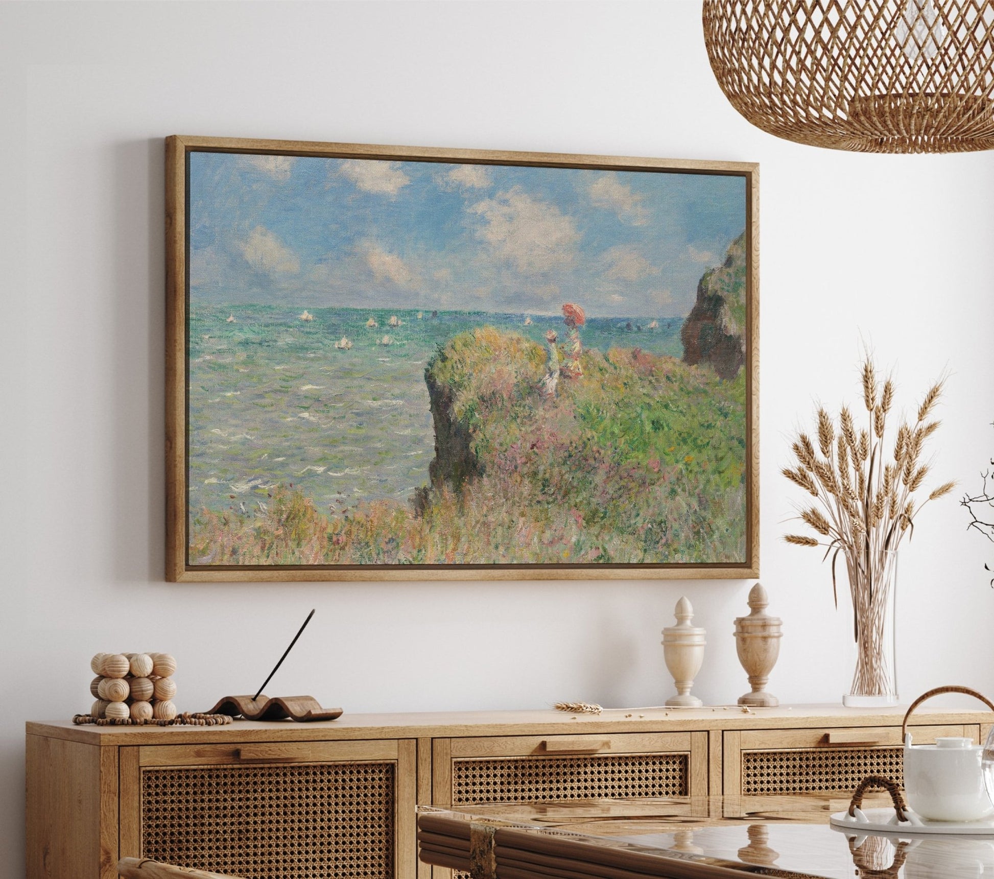 The Cliff Walk at Pourville - EasySugerThe Cliff Walk at PourvilleFramed Canvas PrintsEasySugerEasySugerThe Cliff Walk at Pourville24x16Walnut