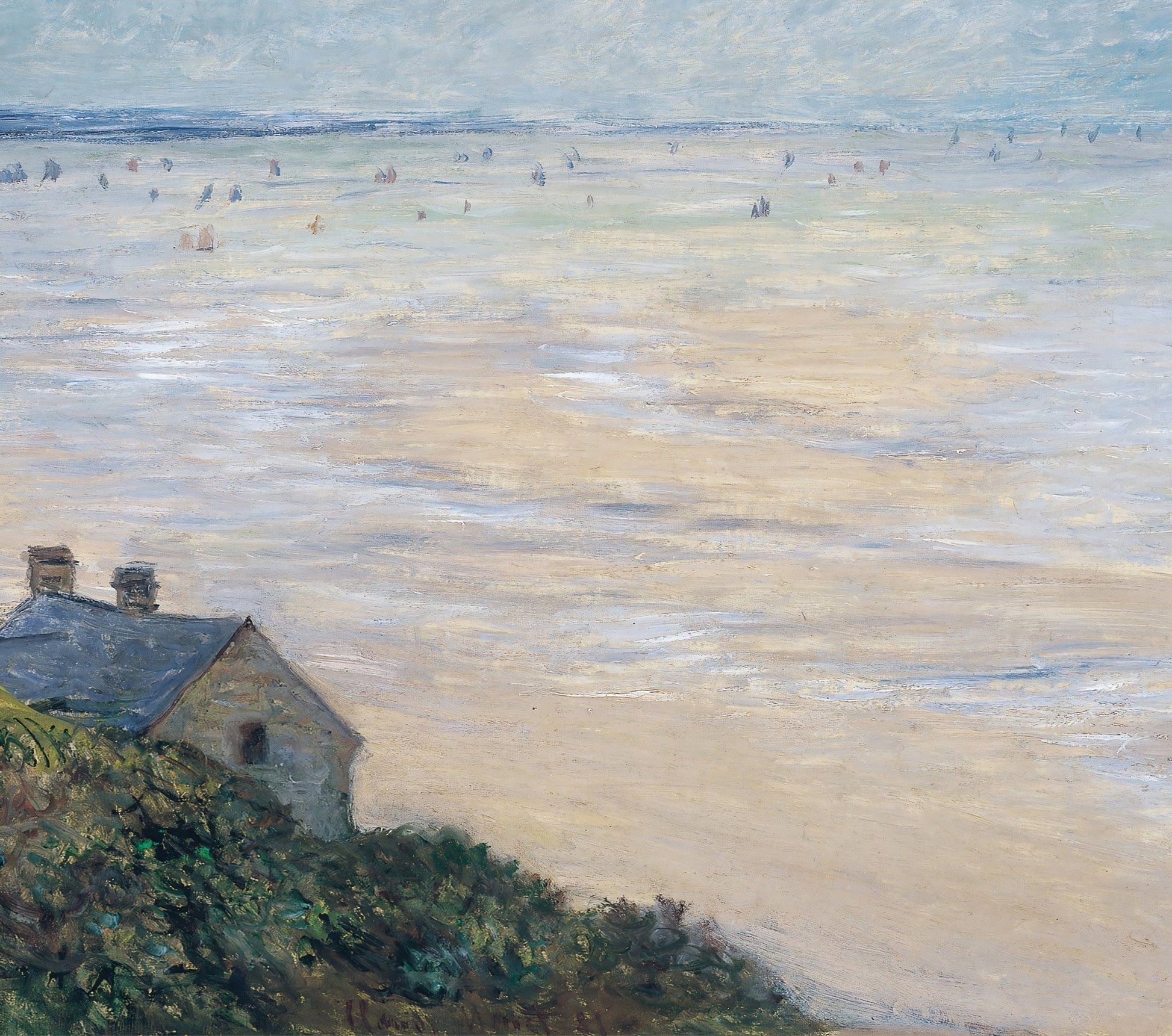 The Hut in Trouville Low Tide 1881 - EasySugerThe Hut in Trouville Low Tide 1881Framed Canvas PrintsEasySugerEasySugerThe Hut in Trouville Low Tide 188124x16Walnut