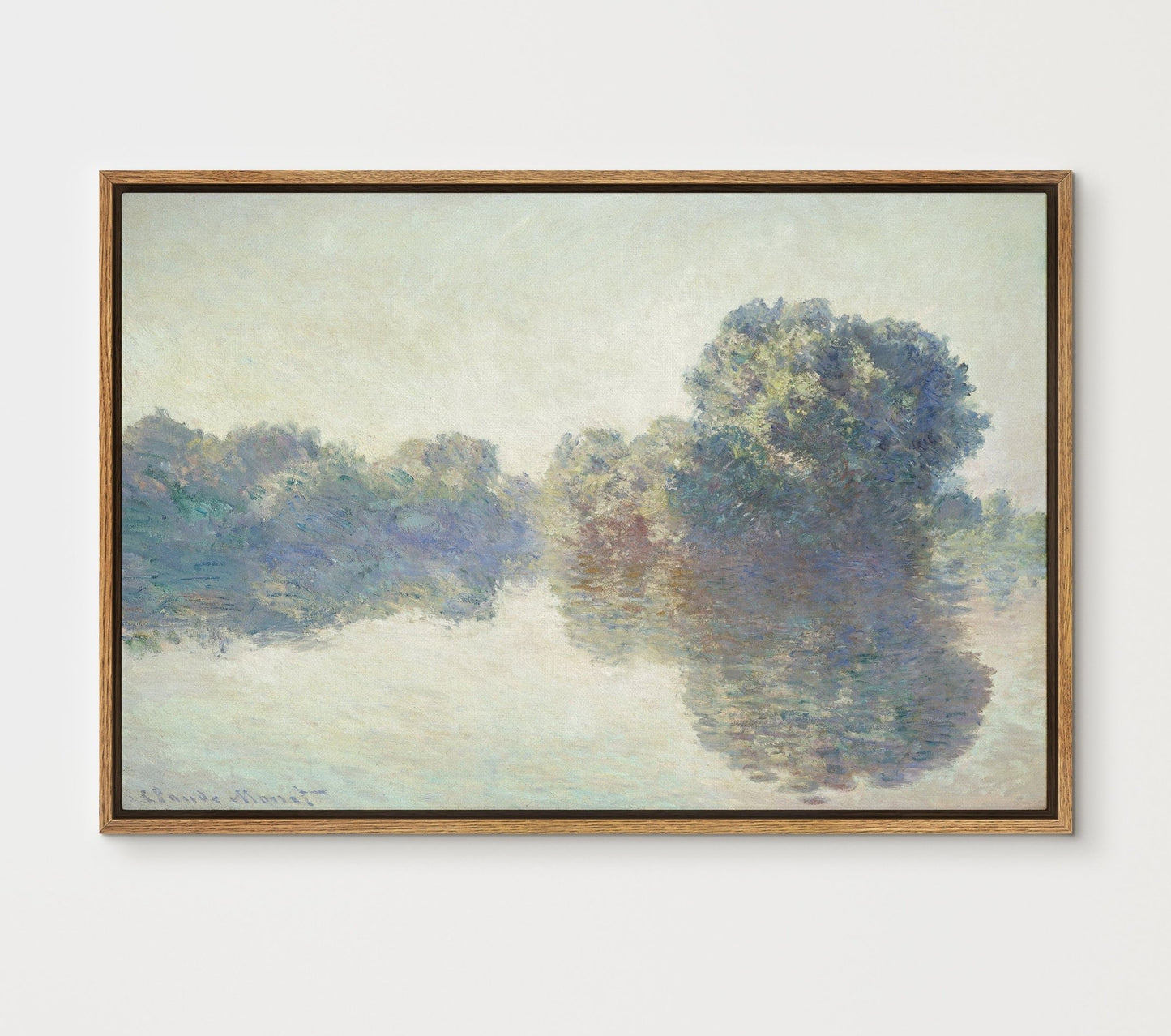 The Seine at Giverny - EasySugerThe Seine at GivernyFramed Canvas PrintsEasySugerEasySugerThe Seine at Giverny24x16Walnut