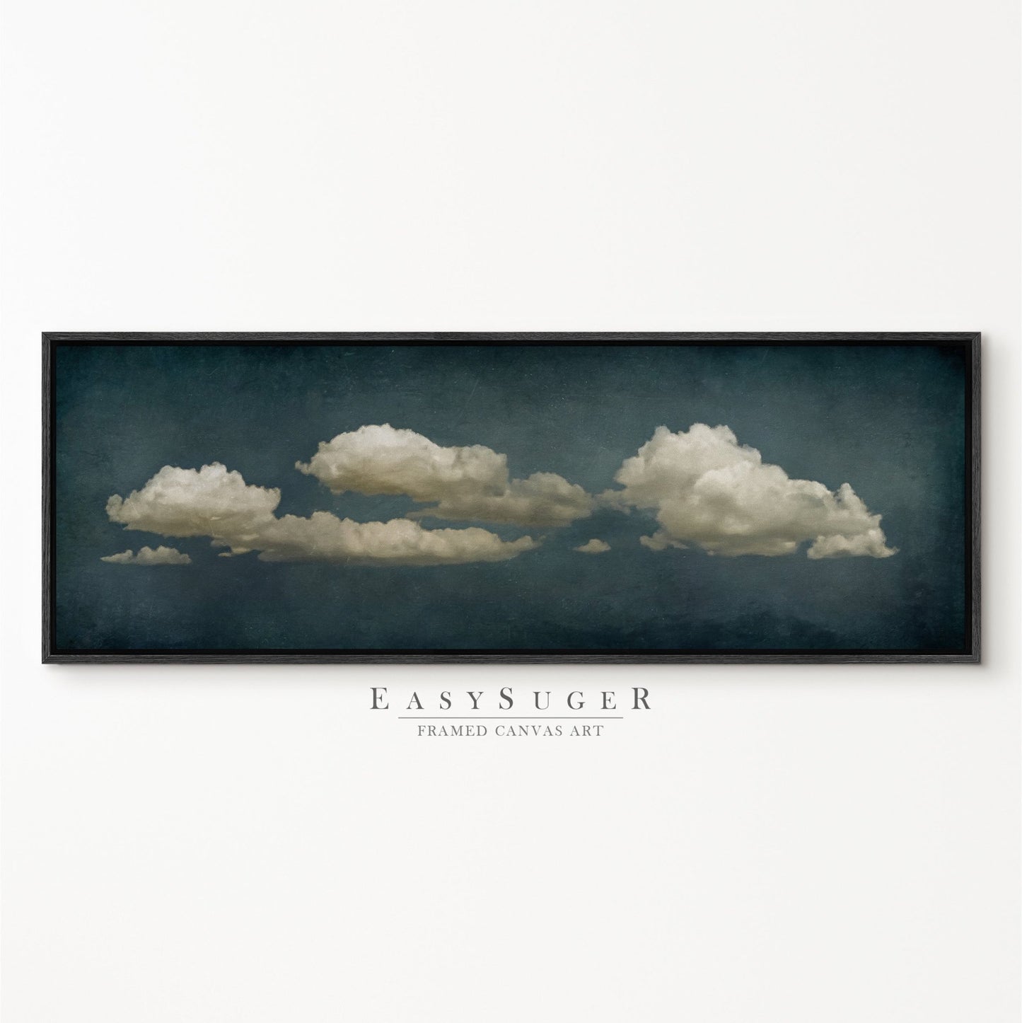 Ultra Wide Moody Clouds Wall art - EasySugerUltra Wide Moody Clouds Wall artFramed Canvas PrintsEasySugerEasySugerUltra Wide Moody Clouds Wall art36x12Black