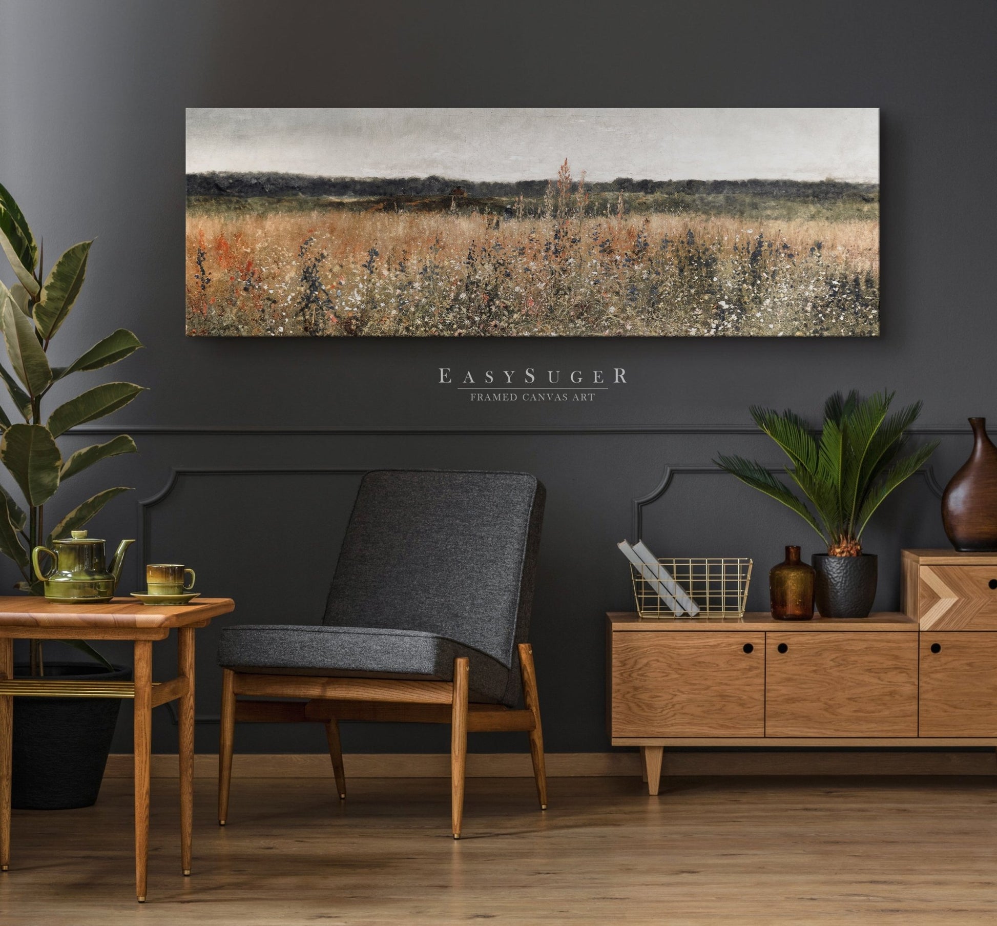 Ultra Wide Wildflowers field landscape Wall art - EasySugerUltra Wide Wildflowers field landscape Wall artFramed Canvas PrintsEasySugerEasySugerUltra Wide Wildflowers field landscape Wall art36x12Premuim Gallery Wrap