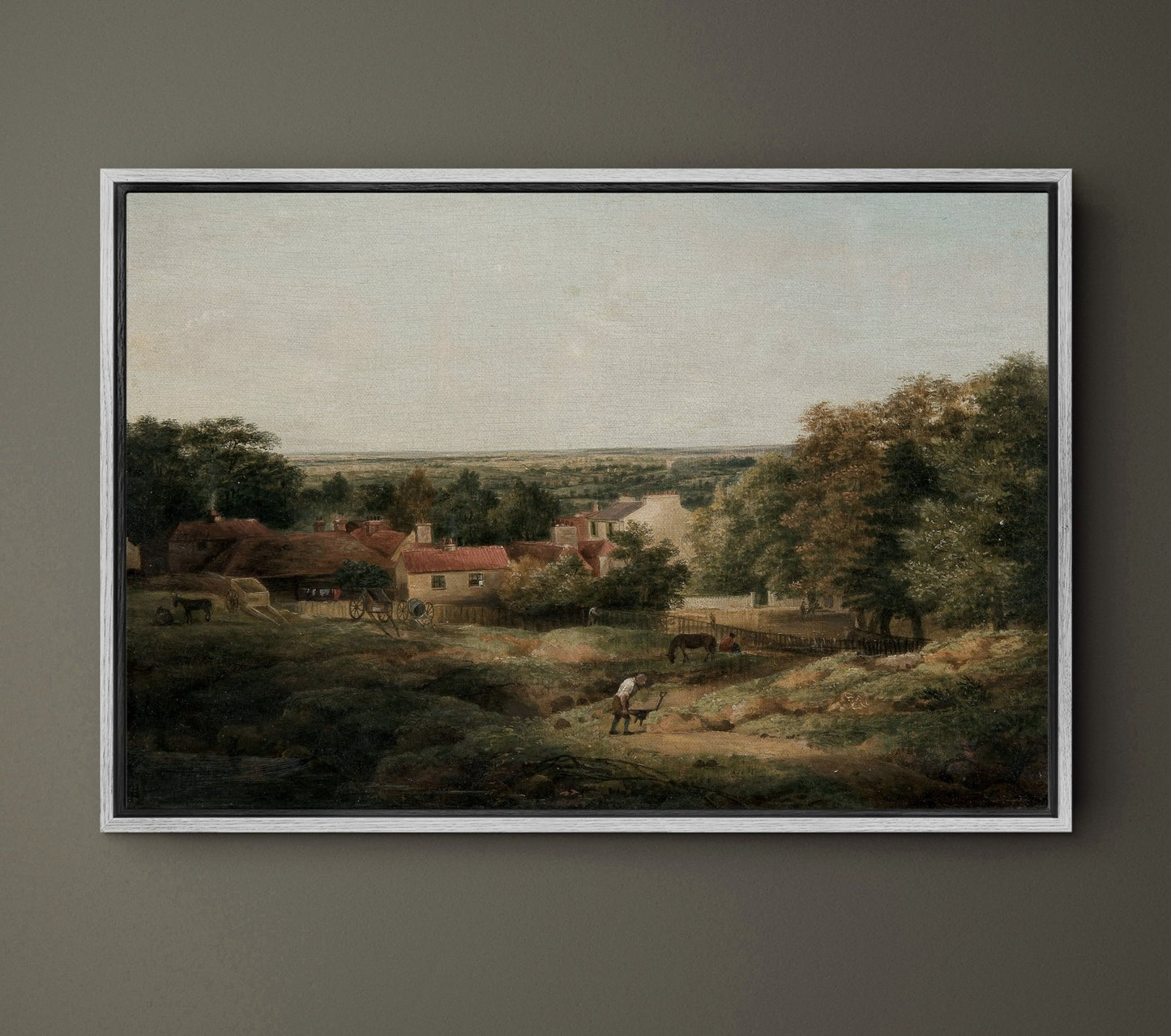 Vintage Country Landscape - EasySugerVintage Country LandscapeFramed Canvas PrintsEasySugerEasySugerVintage Country Landscape24x16Light