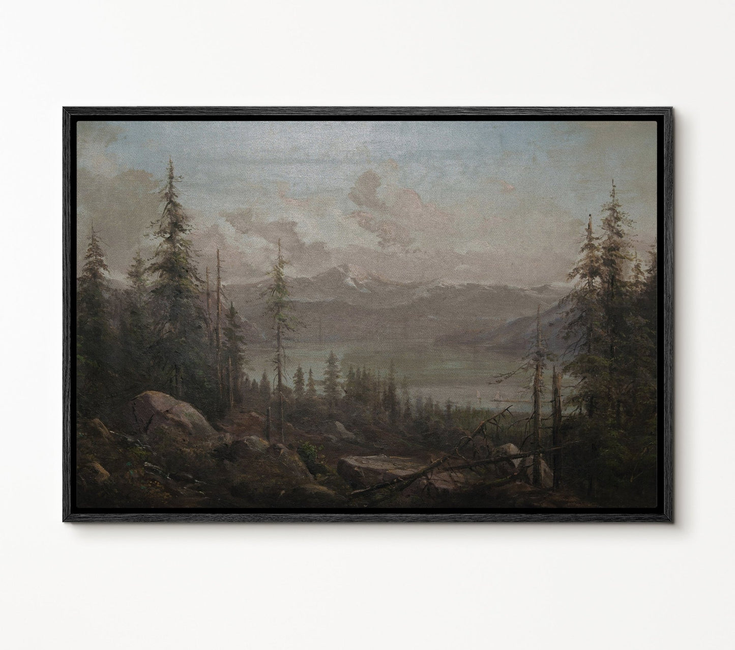 Vintage Country Landscape III - EasySugerVintage Country Landscape IIIFramed Canvas PrintsEasySugerEasySugerVintage Country Landscape III24x16Black