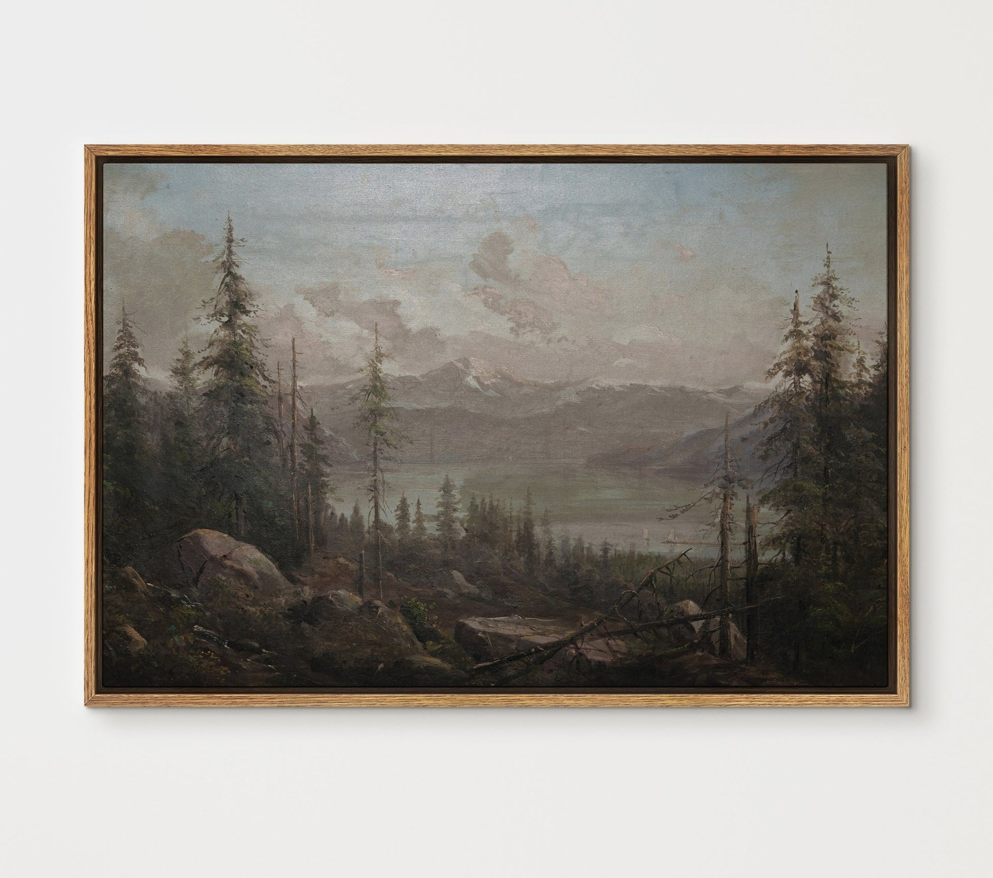 Vintage Country Landscape III - EasySugerVintage Country Landscape IIIFramed Canvas PrintsEasySugerEasySugerVintage Country Landscape III24x16Natural