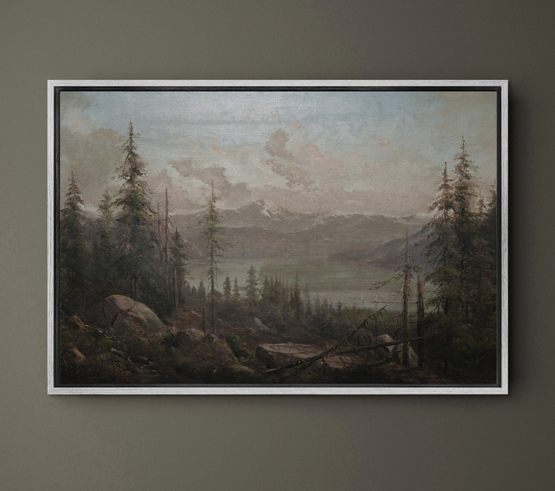 Vintage Country Landscape III - EasySugerVintage Country Landscape IIIFramed Canvas PrintsEasySugerEasySugerVintage Country Landscape III24x16Light