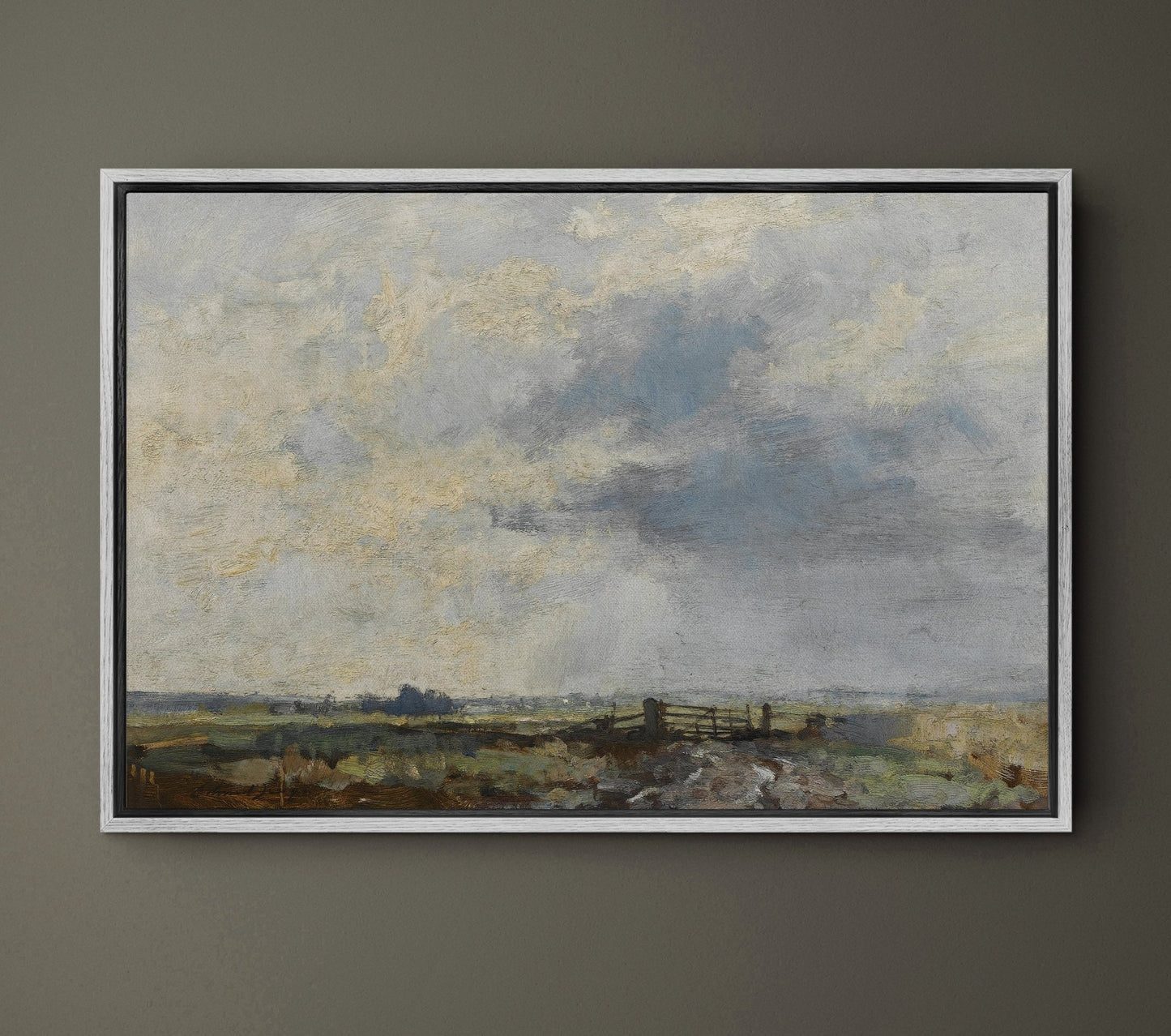 Vintage Country Landscape V - EasySugerVintage Country Landscape VFramed Canvas PrintsEasySugerEasySugerVintage Country Landscape V24x16Light