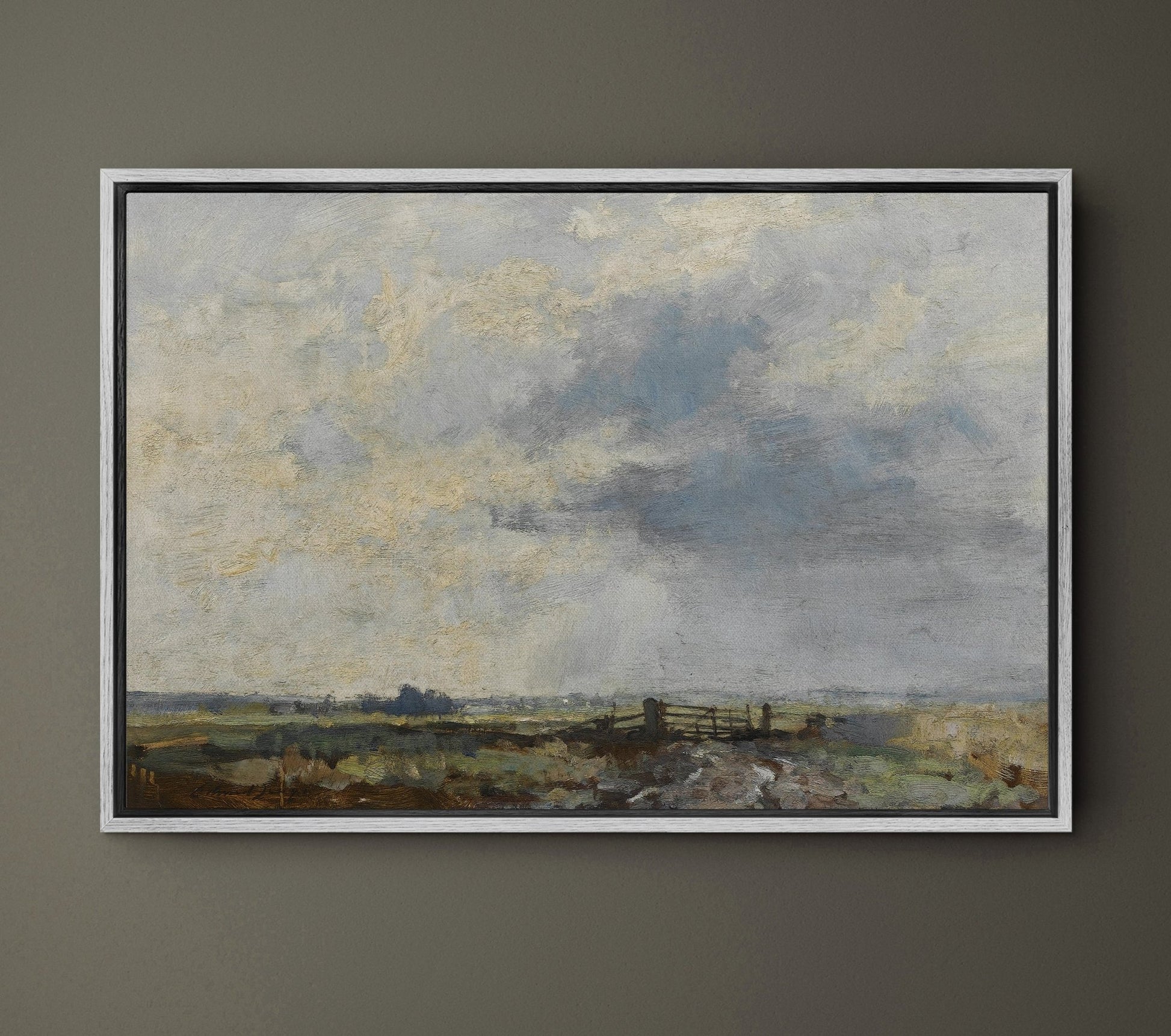 Vintage Country Landscape V - EasySugerVintage Country Landscape VFramed Canvas PrintsEasySugerEasySugerVintage Country Landscape V24x16Light