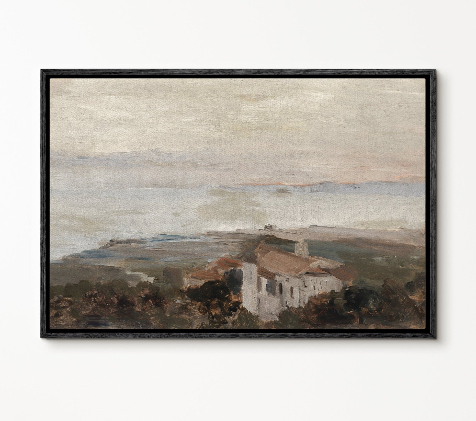 Vintage Oil painting Landscape Wall Art Print | VT12 - EasySugerVintage Oil painting Landscape Wall Art Print | VT12Framed Canvas PrintsEasySugerEasySugerVintage Oil painting Landscape Wall Art Print | VT1224x16Black