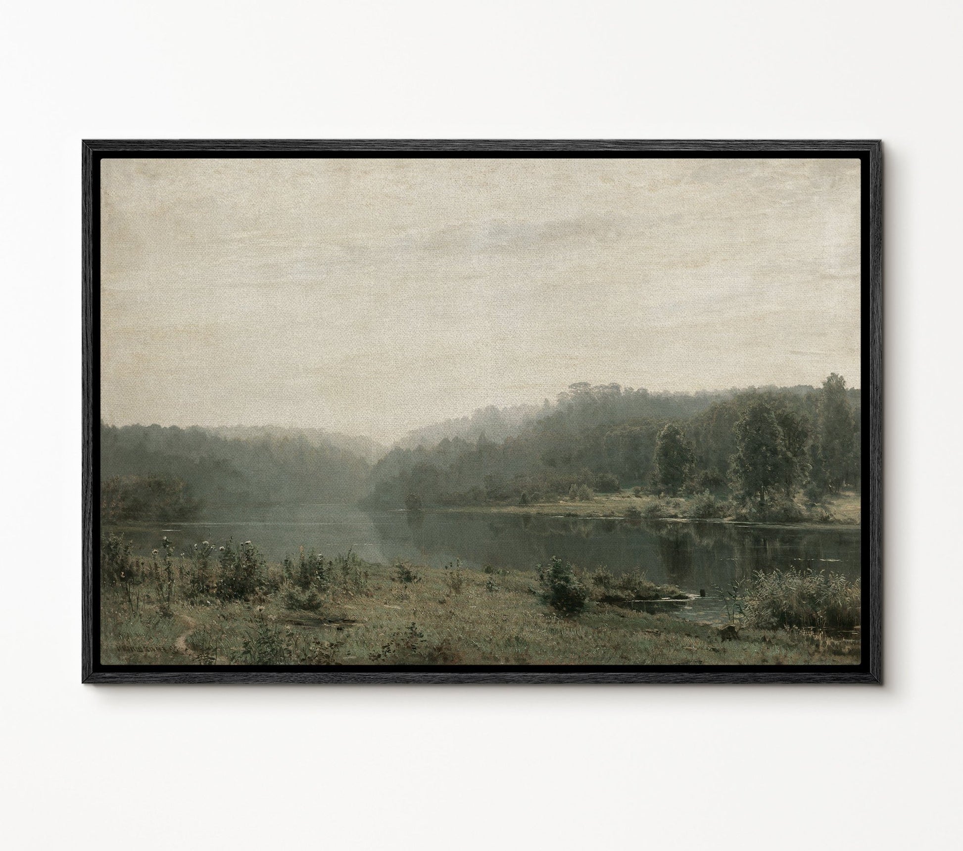 Vintage Oil painting Landscape Wall Art Print | VT43 - EasySugerVintage Oil painting Landscape Wall Art Print | VT43Framed Canvas PrintsEasySugerEasySugerVintage Oil painting Landscape Wall Art Print | VT4324x16Black